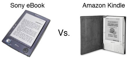 Sony eBook Vs. Amazon Kindle Sony eBook Vs. Amazon Kindle